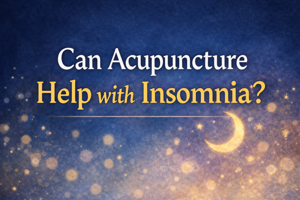 Acupuncture vs insomia